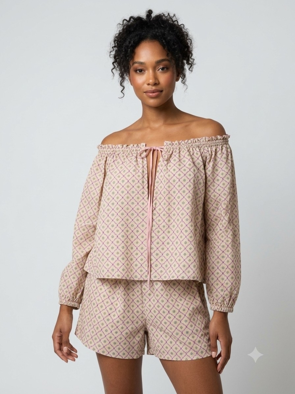 Free People Two-piece printed set